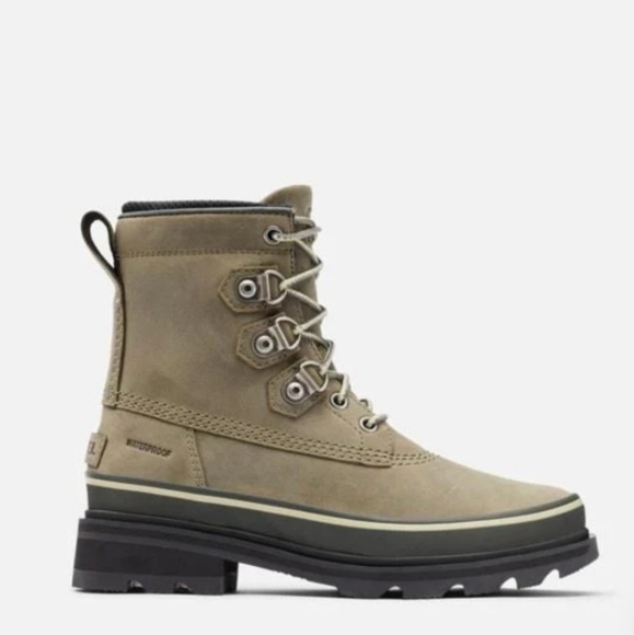 Sorel Lennox street boot wp sage dark moss 7.5 NWT - Picture 2 of 9